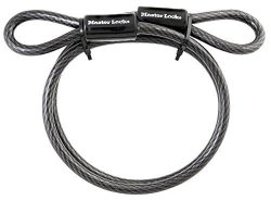Master Lock 85DPF Heavy Duty Looped End Cable 4 Feet Braided Steel 3 8-INCH Diameter