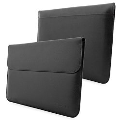 Snugg Leather Sleeve Case For Microsoft Surface Book - Black
