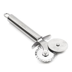 Pizza Cutter Silver WECODO Professional Stainless Steel Pizza Wheel