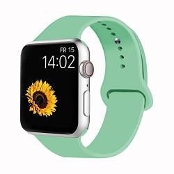 Vati Sport Band Compatible For Apple Watch Band 38MM 40MM Soft Silicone Sport Strap Replacement Bands Compatible With 2019 Apple Watch Series 5 Iwatch
