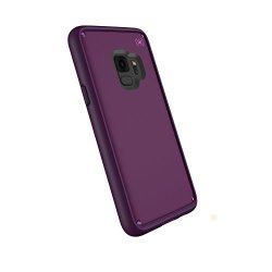 Speck Products Compatible Phone Case For Samsung Galaxy S9 Presidio Ultra Case Mangosteen Purple hibiscus Pink eggplant Purple