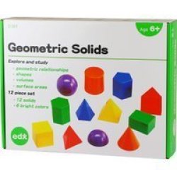 Greenbean Demo Geometric Solids Class Set 12 Shapes