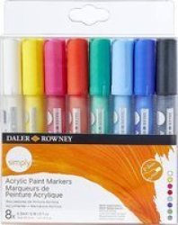 Dr. Simply Acrylic Markers Set 8 Colours