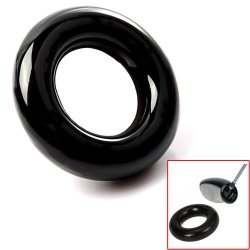 Black Round Weight Power Swing Ring For Golf Clubs Warm Up Training Aid