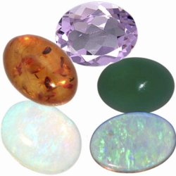 Collectors Dream 5 Different Gemstones All 100% Natural 1.69cts In Total