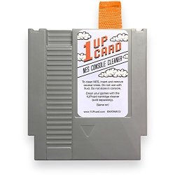 Nes 1 Up Retro Video Game Console Cleaner Cleaning Kit 1UP Card