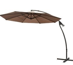 Sunrise Strong Camel 10 Cantilever Patio Umbrella Garden Outdoor Sunshade Hanging Market Taupe Reviews Online Pricecheck