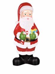 Holiday Living 24" Lighted Christmas Santa Claus Blow Mold Plastic Yard Decoration Double Light Cord