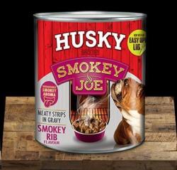 Husky Smokey Joe Meat Strips Smokey Rib For Dogs - 775G Can