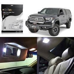 Partsam Interior LED Lights Package Lighting Kit With Tool Bar Replacement For Toyota Tacoma 2016 2017- White 10 Pieces