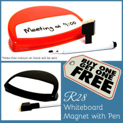 Whiteboard Magnet Clip With Pen Freebie Deal