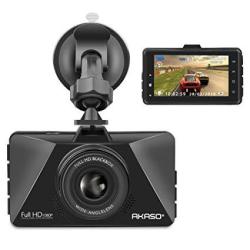 AKASO Dash Cam Fhd 1080P 3 Inch Screen Dash Camera 170 Wide Angle Car Camera With G-sensor Parking Monitor Wdr Loop Recording Night Vision