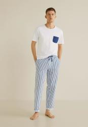 Mango Pyjamarl Pijama Pack - Navy & White