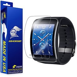 ArmorSuit Militaryshield - Samsung Gear S Screen Protector Anti-bubble Ultra Hd - Extreme Clarity & Touch Responsive Shield With Lifetime Free Replacements - Retail Packaging