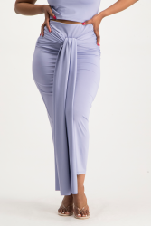Savannah Wrap Tie Detail Skirt - Persian Violet - L