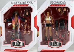 Ringside Package Deal Ronda Rousey & Ultimate Warrior - Wwe Ultimate Edition Series 1 Wwe Mattel Toy Wrestling Action Figures