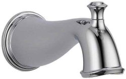 Chrome Tub Spout Delta Faucet RP83677 Delta Faucet Lahara Pull-Up Diverter- Slip On