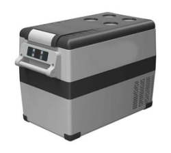55L 12 24V Portable Outdoor Car Refrigerator Fridge Freezer Cooler Box