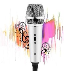 Evelove Professional Condenser Microphone Plug Play Home Studio Microphones Computer Microphones