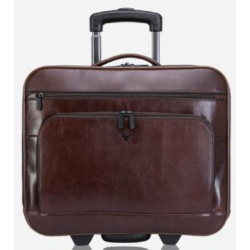 Brando Winchester 15" Leather Laptop Trolley Case