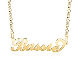 CNE104042G - Gold Plated Sterling Silver Name Necklace