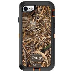 OtterBox Defender Series Case For Iphone 8 & Iphone 7 Not Plus - Frustration Free Packaging - Realtree Max 5HD Blaze Orange black max 5 Design