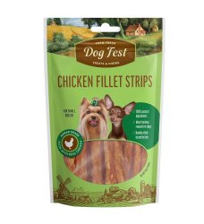 Dog Fest Chicken Fillet Strips 55G