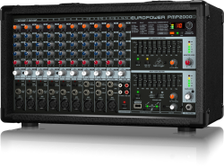 Behringer PMP2000D 2000-WATT 14-CHANNEL Powered Mixer Ships Within 2 Weeks