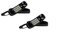 At&t 210M Trimline Corded Phone Black- 2 Pack