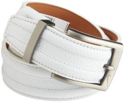 Nike Men's Belts Nike Basic Tripunto G-flex Belt White 42