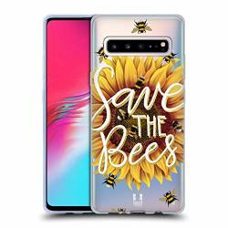 Head Case Designs Save Bees Soft Gel Case Compatible For Samsung Galaxy S10 5G