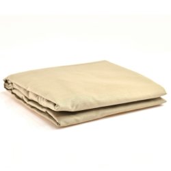 C creek Std C cot Fitted Sheet - Natural