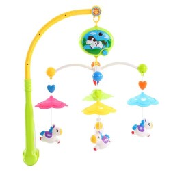 Baby Bed Bell Musical Mobile Crib A Dreamful Bed Ring Hanging Rotate Bell Rattle Intelligence Educat