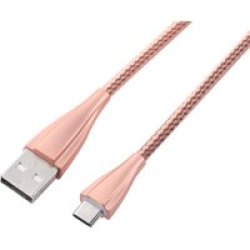 Volkano Fashion Series Type-c Cable - 1.8M - Rose Gold