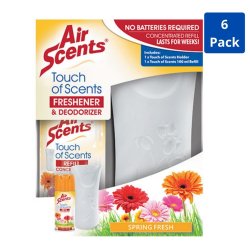 Air Scents Touch Of Scents Freshener & Deodorizer Spring Fresh