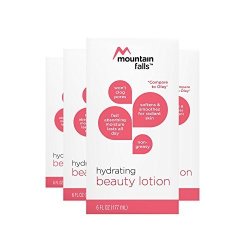 Mountain Falls Beauty Lotion Hydrating Non-greasy And Absorbs Fast For Long-lasting Moisture Compare To Olay 6 Fluid Ounce Pack Of 4