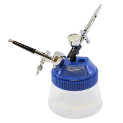 3 - In - 1 Cleaning Pot For Air Brushes