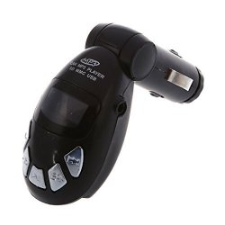 Toogoo R Wireless USB Fm Transmitter Car MP3 Player MP3 Player Sd Mmc Remote Control Black