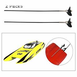 2 Shafts & 2 Propellers For Remote Control Boat S011 27.6 Inch Speedboat Spare Parts