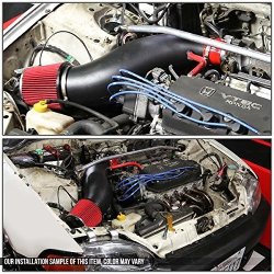 Dna Motoring AIP2HC92GN Cold Air Intake System For 92-00 Honda Civic Del Sol