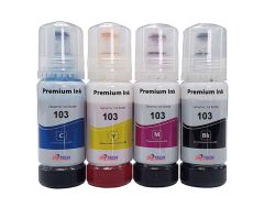 103 Compatible Ink For Epson Printers - C M Y Bk 70ML