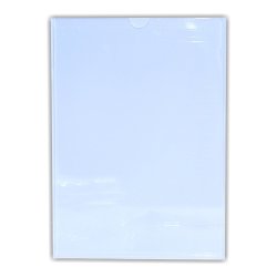 Perspex Pocket Clear white Backing A2