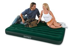 Intex Downy Airbed With Built-in Foot Pump Queen