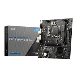 MSI Pro B660M-E DDR4 Intel LGA1700 Matx Motherboard Black