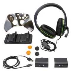 Sparkfox Xbox One Bundle Headset Controller Covers Charge Dock & Battery