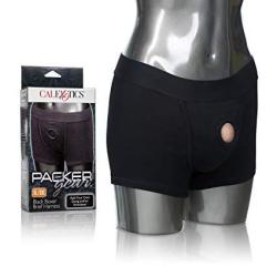 Deals on Calexotics Packer Gear Black Boxer Brief Harness Adult Sex Toy  Strap On Dong Probe Packer For Couples XL 2XL, Compare Prices & Shop Online