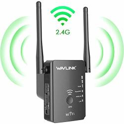 Wavlink Wifi Signal Booster 300MBPS Wi-fi Extender Wireless Router Extender Wireless Repeater Range Extender 2 Ethernet Port Wireless Repeater router ap Mode Plug And Play Wps