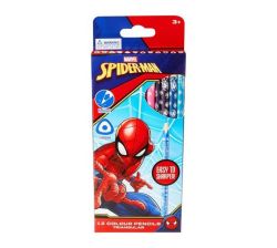 Disney Spiderman 12 Colour Pencils Triangular Multi