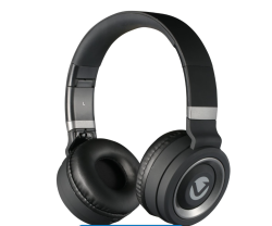 Volkano Lunar 2.0 Series Bluetooth Headphones - Black silver