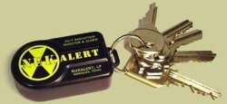 Nukalerttm Nuclear Radiation Detector monitor Keychain Attachable Alarm
